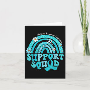 Carte Soutien super Squad Rainbow Addiction Recovery Aw