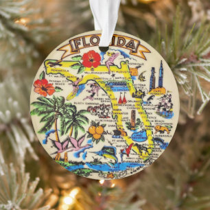 Carte souvenir de Floride