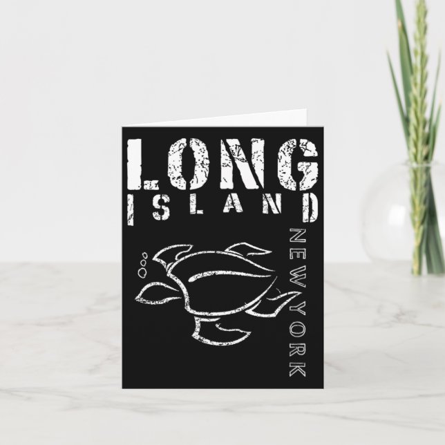 Carte Souvenir de Long Island New York (Devant)