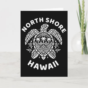 Carte Souvenir de North Shore Oahu Hawaï Hawaïen Surfeur