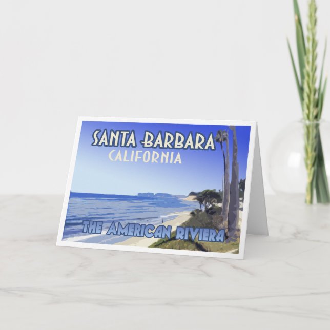 Carte Souvenir de Santa Barbara California (Devant)