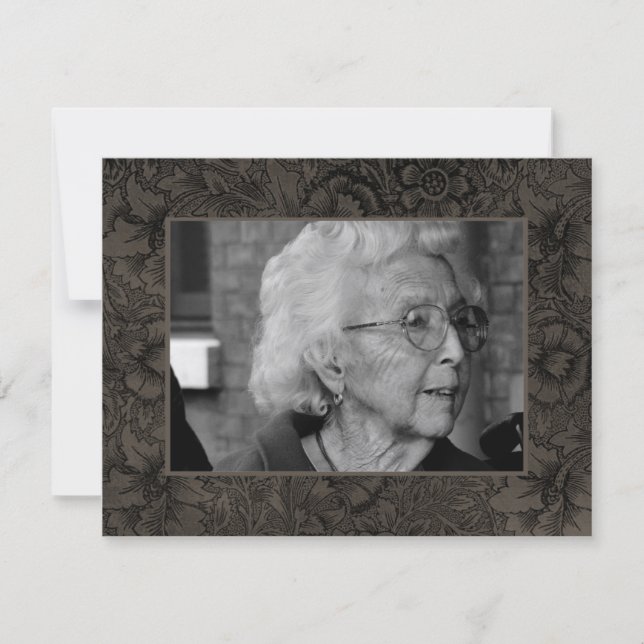 Carte Souvenir des funérailles d'or Avis de décès Photo (Devant)