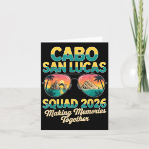 Carte Souvenirs d'été Mexique Cabo San