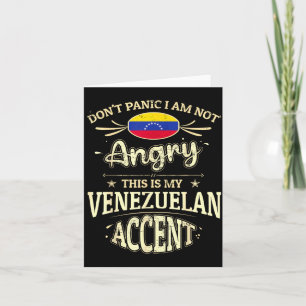 Carte Souvenirs du drapeau du Venezuela pour les hommes