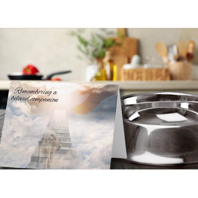 Carte Souvenirs d'un compagnon bien-aimé chien de voyage (Créateur téléchargé)