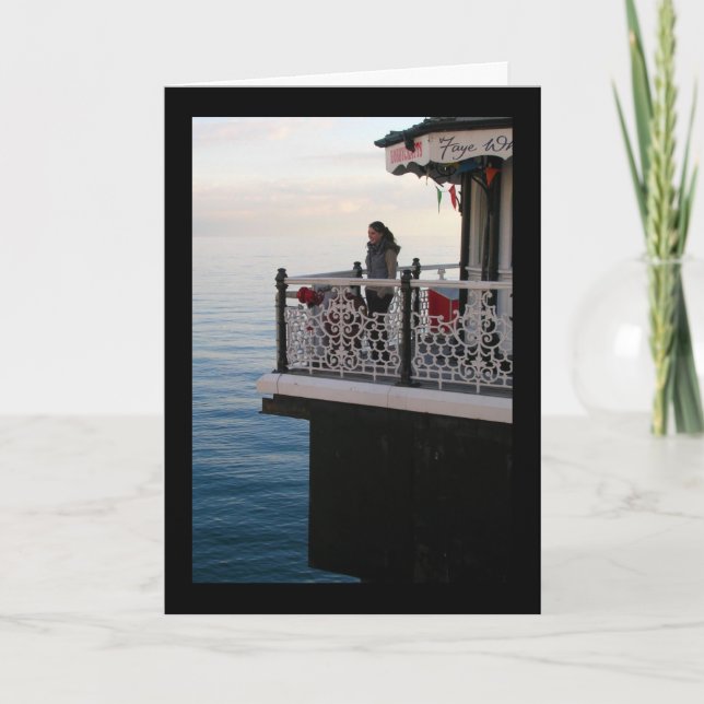 Carte Souvenirs sur la jetée (Devant)