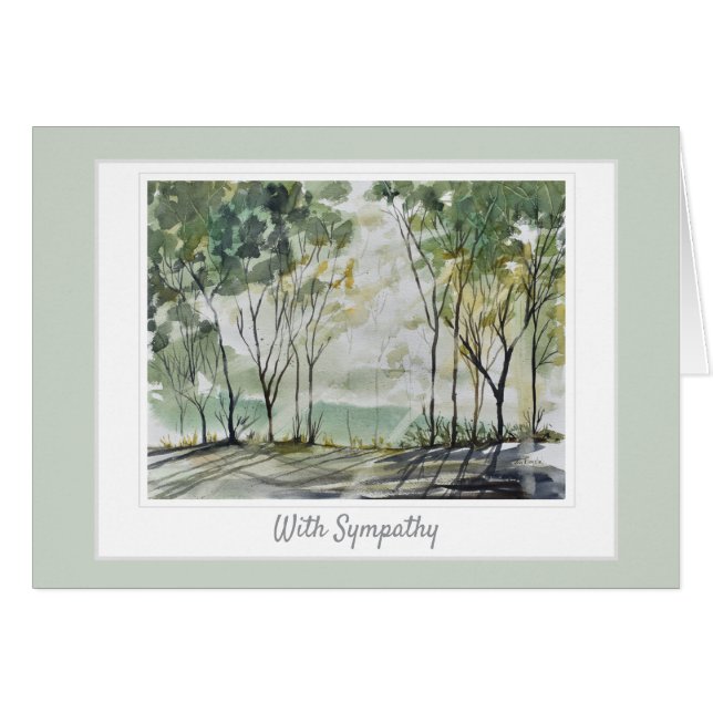Carte Souvenirs Sympathy (Devant horizontal)
