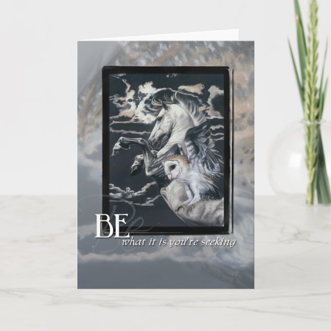 Carte Soyez ce que vous cherchez (Devant)