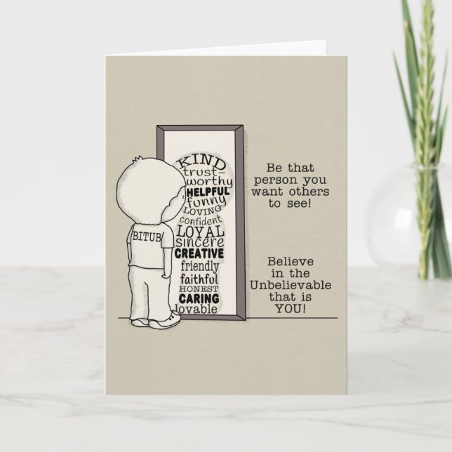 Carte Soyez cette personne (Devant)