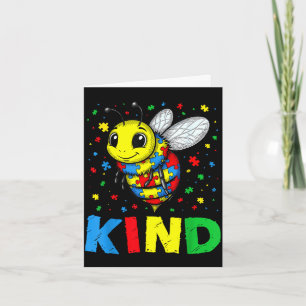 Carte Soyez gentil autisme sensibilisation graphique hom