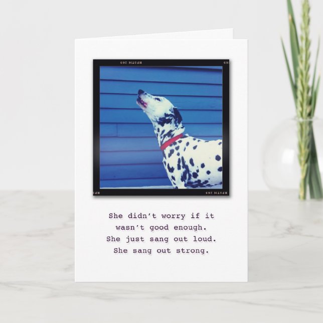 Carte Soyez juste vous (Devant)