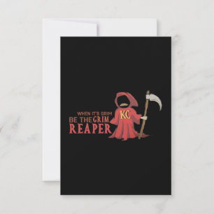 Carte Soyez Le Grim Reaper Football