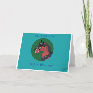 Carte Soyez plus inquiet que vous ne soyez plus inquiet