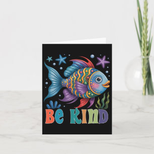 Carte Soyez Soi Rainbow Scale Fish Teacher Lecture Livre