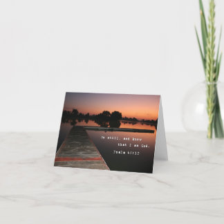 Carte Soyez toujours et sachez. 5x7