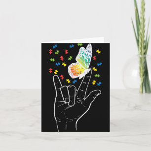 Carte Sp Sensibilisation sur l'autisme de puzzle de puzz