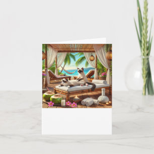 Carte Spa pour Amoureux de les chats siamois