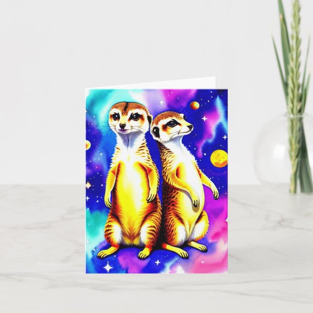 Carte Space Animal Paws IV (Devant)