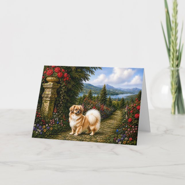 Carte Spaniel Tibétain de la Renaissance (Devant)