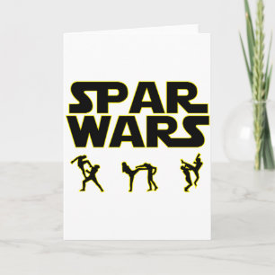 Carte Spar Wars Taekwondo Mma Karate T Shirt 