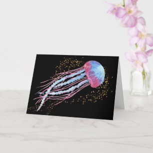 Carte Sparkle Jellyfish Get Well