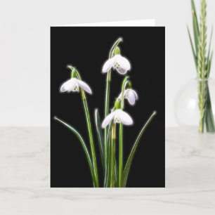 Carte Sparkling Snowdrops
