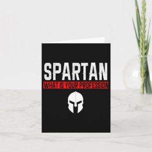 Carte Spartan Qu'Est-Ce Que Votre Profession Gym Fière S