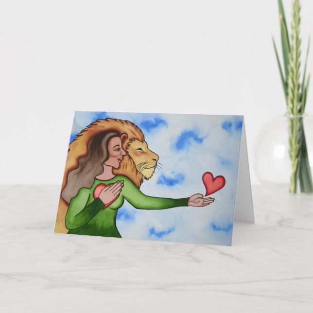 Carte Speaking From the Heart with Love and Courage (Devant)