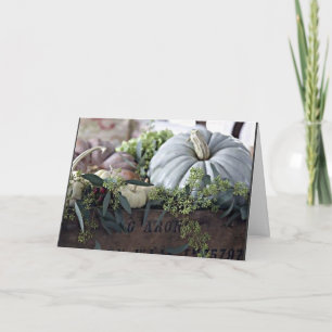 CARTE **SPÉCIAL AUTOMNE ANNIVERSAIRE SOUHAITE AMI"