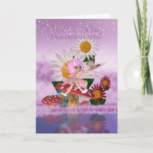 Carte Spéciale Anniversaire Avec Sugar Plum Fair