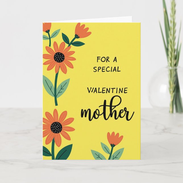 Carte spéciale de la Saint-Valentin pour maman (Devant)