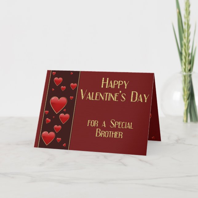 Carte spéciale de Saint-Valentin Masculine (Devant)
