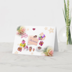 Carte spéciale Festive Joyeux Anniversaire