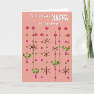 Carte spéciale Nanna pour Noël