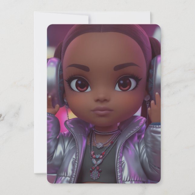 Carte spéciale pour amateur de musique préadolesce (Devant)