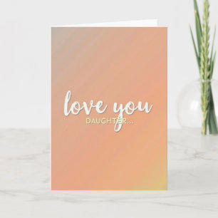 Carte spéciale pour fille Je t'aime
