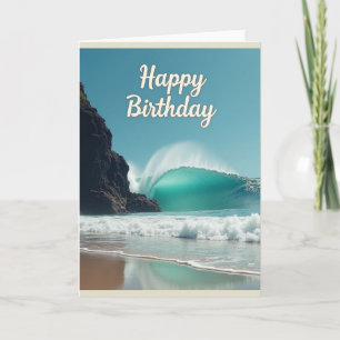 Carte spéciale vague de surf