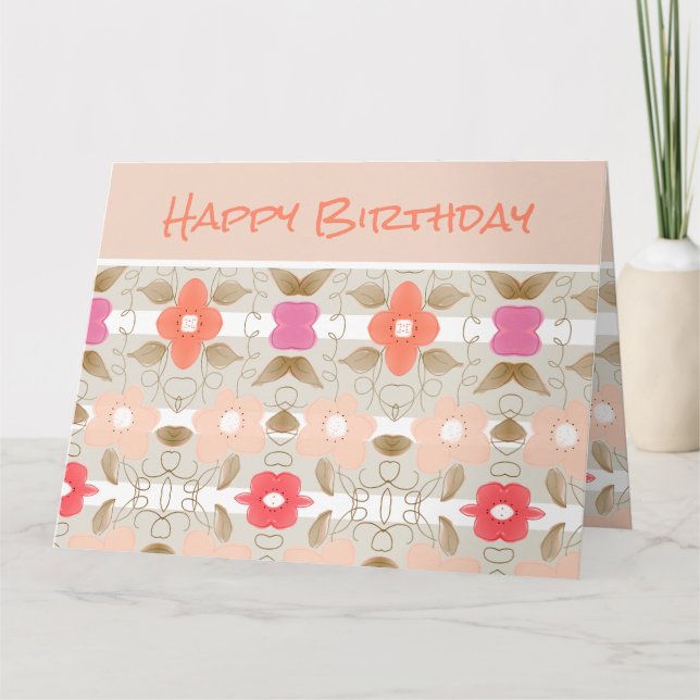 Carte Spectaculaire voeux d'anniversaire (Devant)