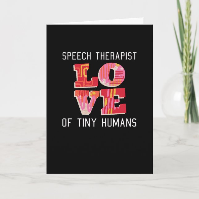 Carte Speech Therapist Gift (Devant)