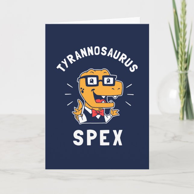 Carte Spex Tyrannosaurus (Devant)