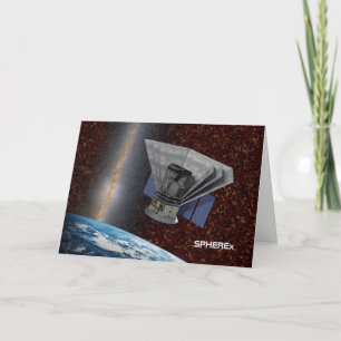 Carte SPHEREx Chasseur Galaxy Spacecraft