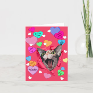 Carte Sphynx Valentine