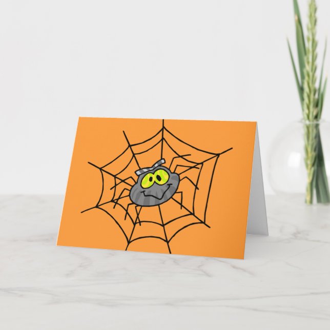 Carte Spider Halloween (Devant)