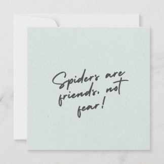 Carte Spider Spirit - Audacieux Design Inspiré par la na