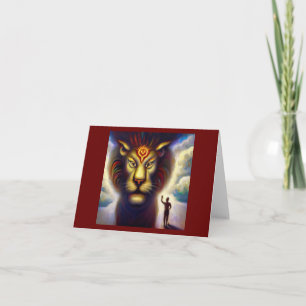 Carte Spirit Animal Lion 4
