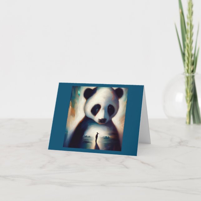 Carte Spirit Animal Panda 1 (Devant)