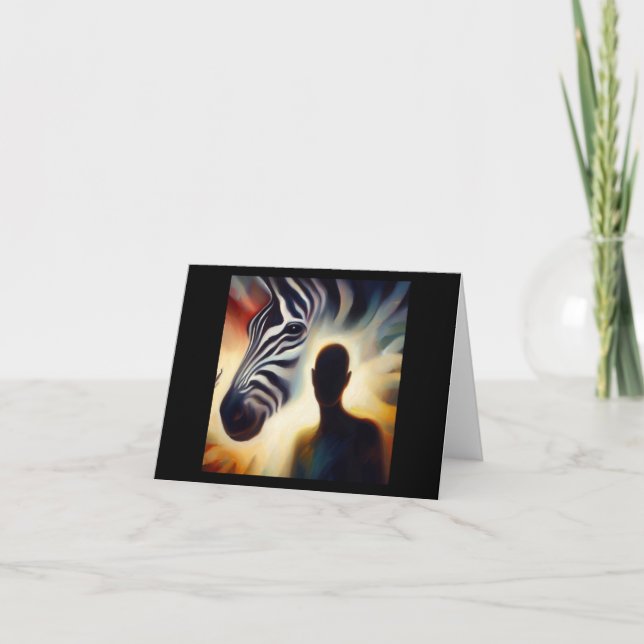 Carte Spirit Animal Zebra 2 (Devant)