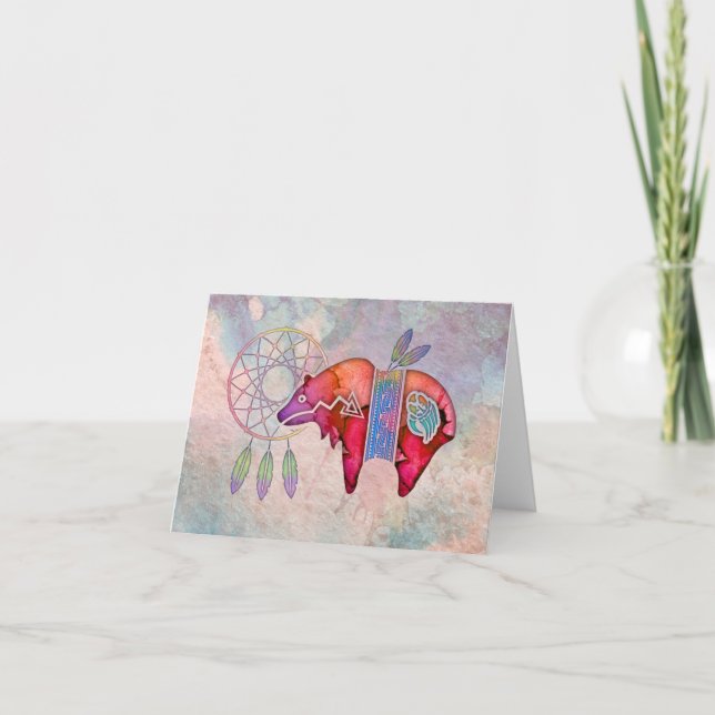 Carte Spirit Bear Blank Notecard (Devant)