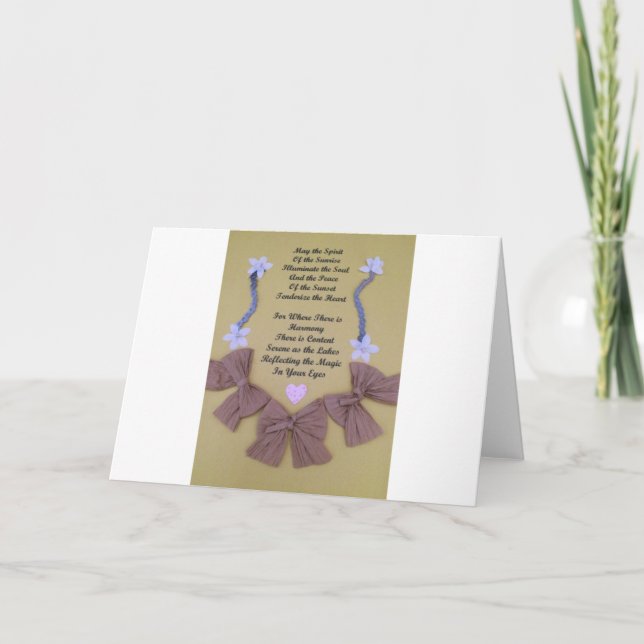 Carte Spirit O the Sunrise Note (Devant)