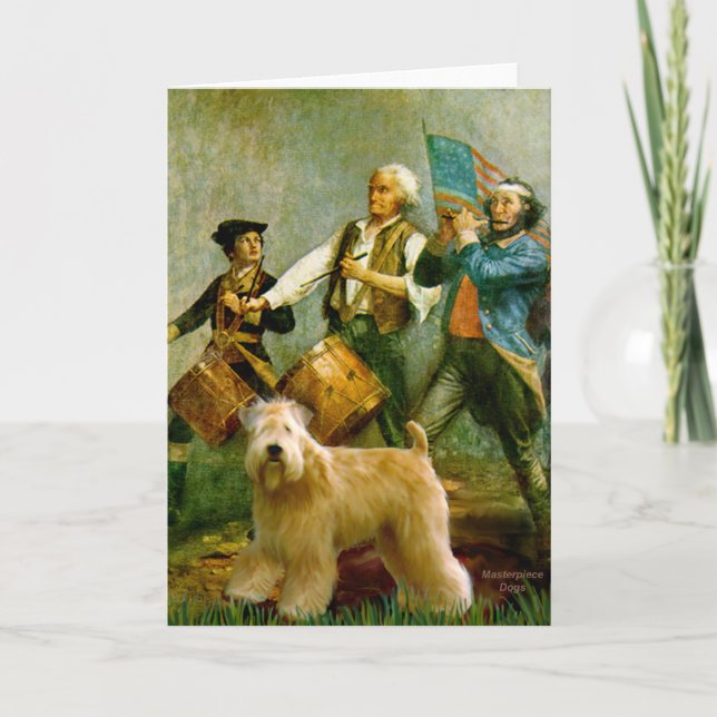 Carte Spirit of 76 - Wheaten Terrier 2B (Devant)